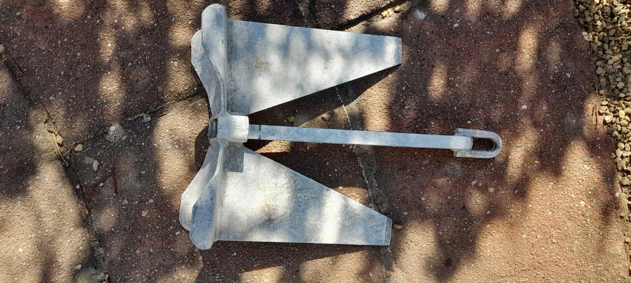 Danforth anker populair 8 Kg.