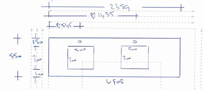 Mooie nieuwe Corian Designerwhite wastafel incl. 2x spoelbak