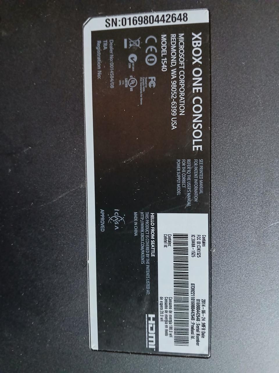 Xbox one 1540 met 16 games