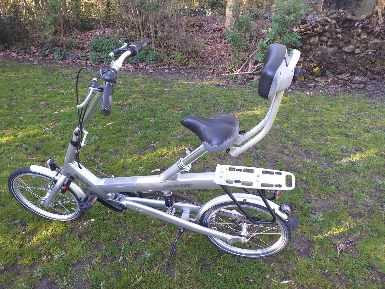 """GIANT REVIVE GEZONDHEIDSFIETS"" pijn in je rug behoort tot het verleden