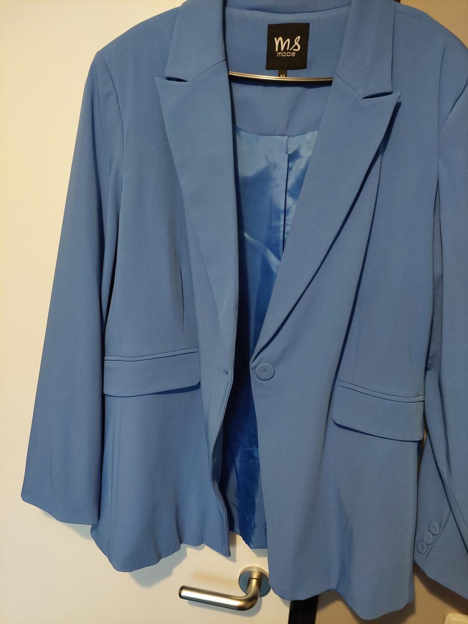 Mooie blauwe blazer nieuw maat 54