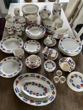 Boerenbont servies