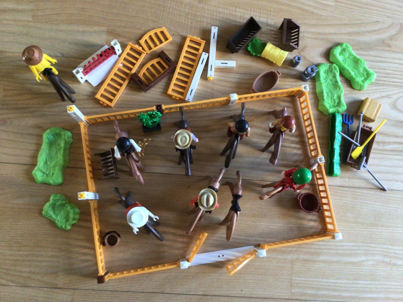 Vintage Playmobil met paarden