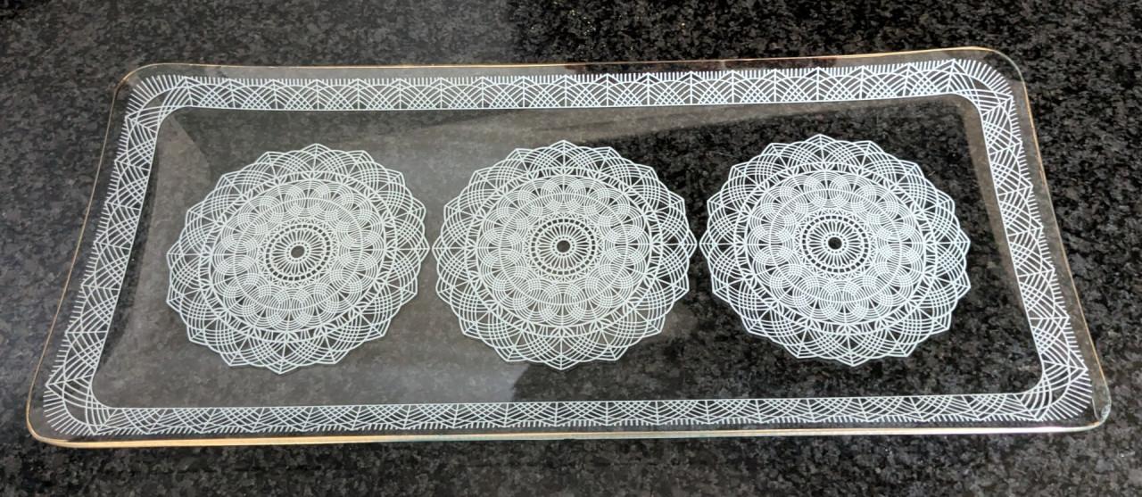 Glazen Serveer Schaaltjes Mandala