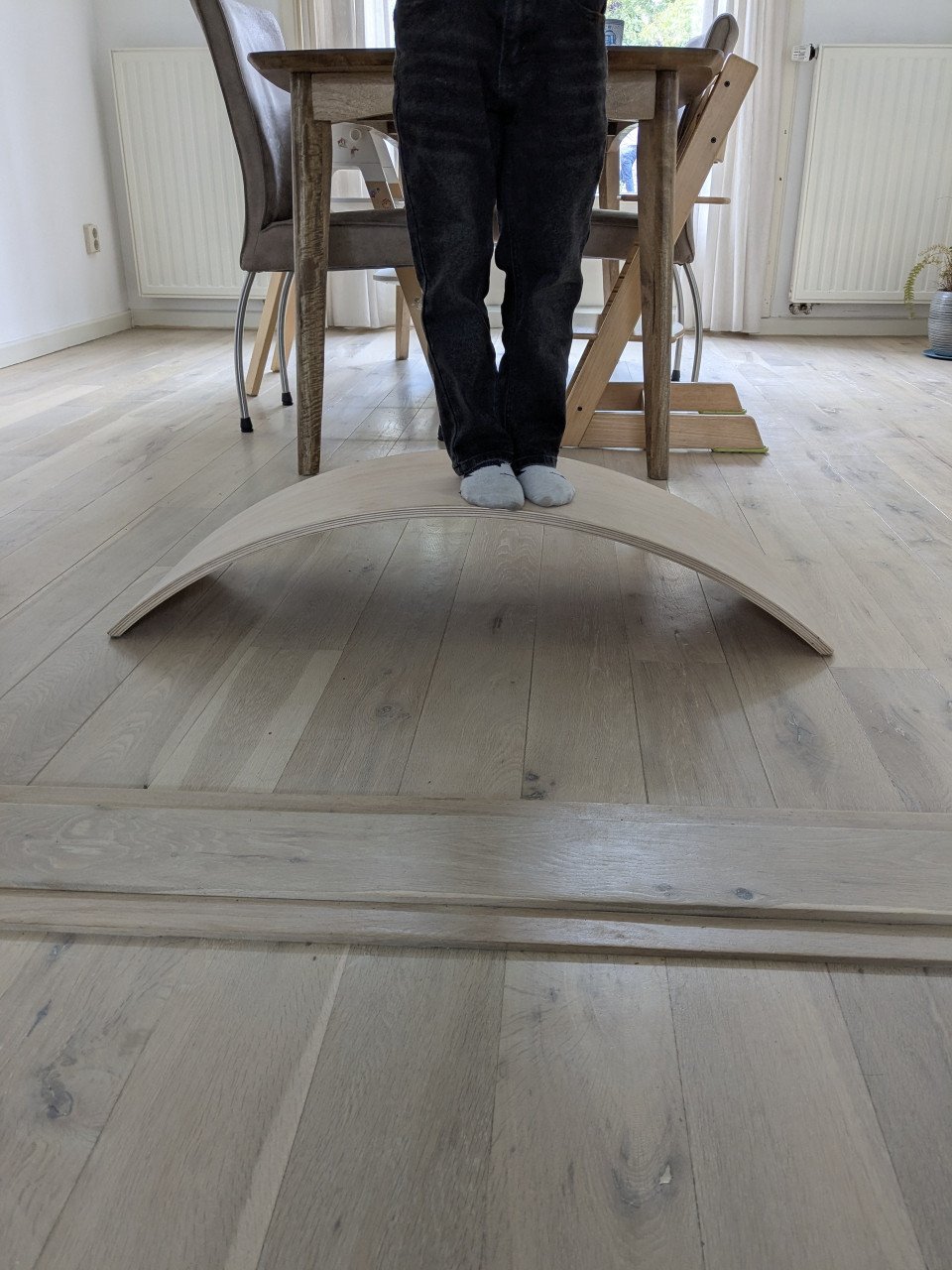 Houten klimboog