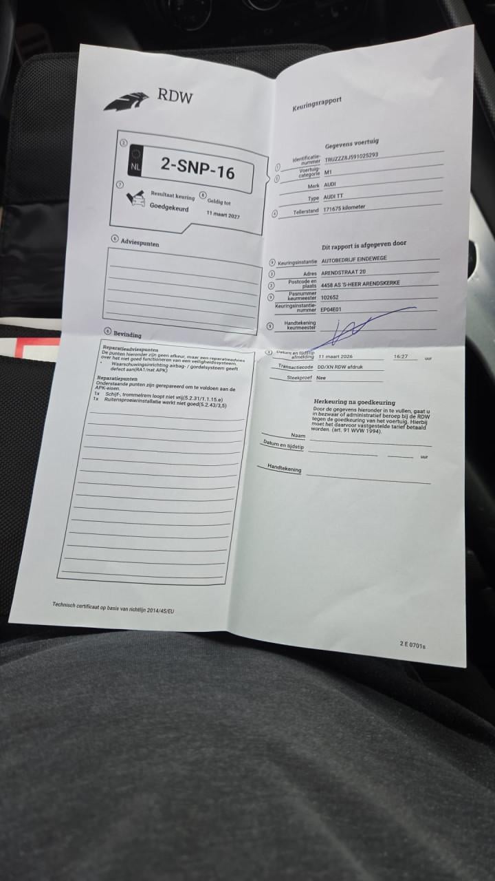 Audi TT in nieuwe staat. Te koop of te ruil !!!