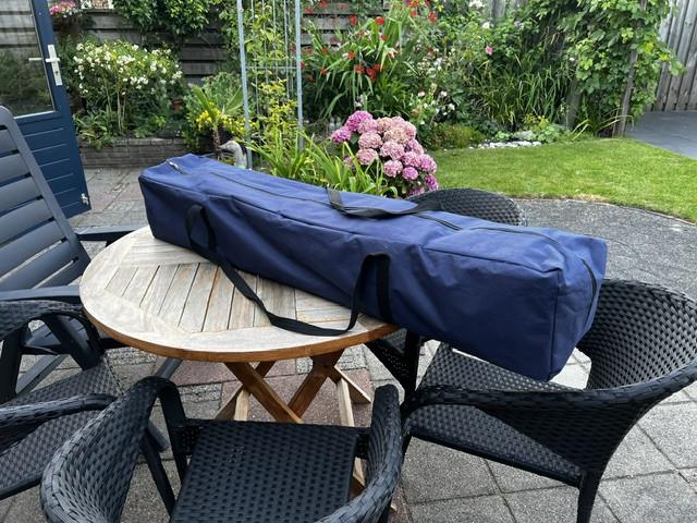 Partytent blauw