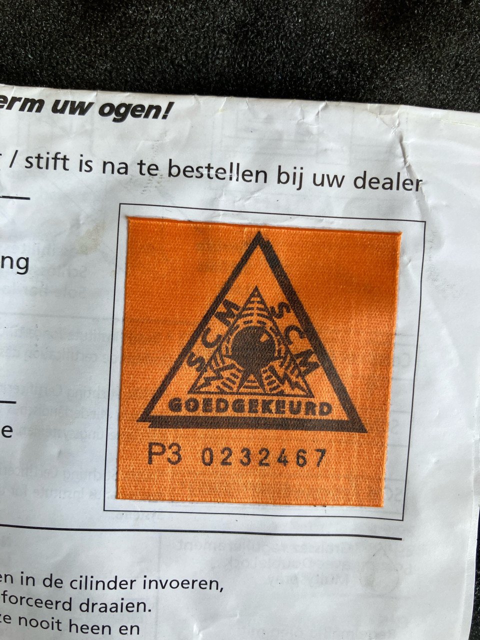 Disselslot.
