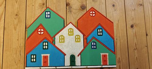 Te Koop kleurrijk Wandmontage huissleutel houder.