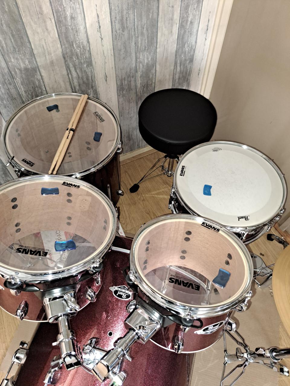 Te koop pearl drumstel