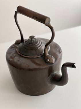 Koperen waterketel (antiek)