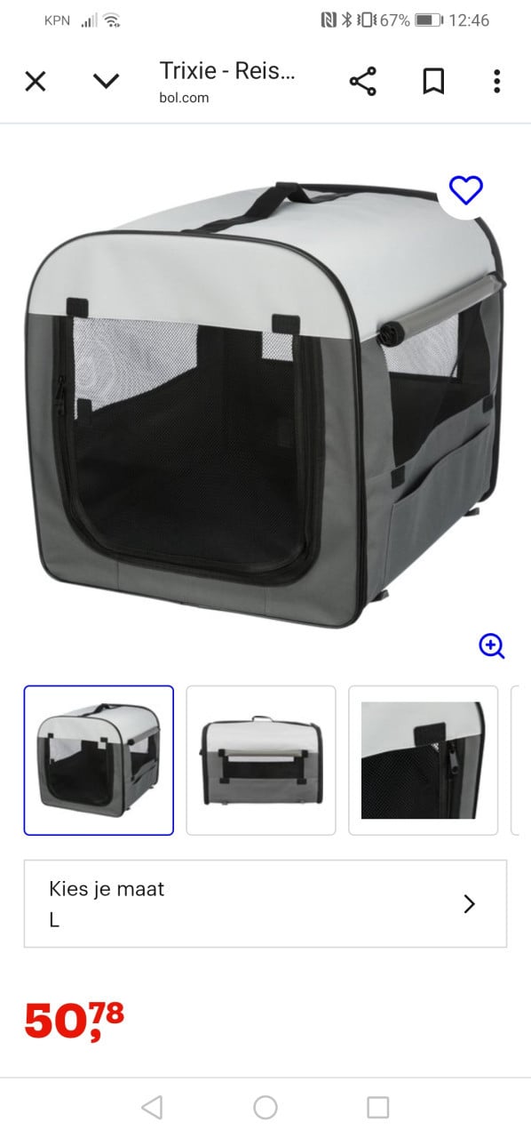 Honden bench trixie
