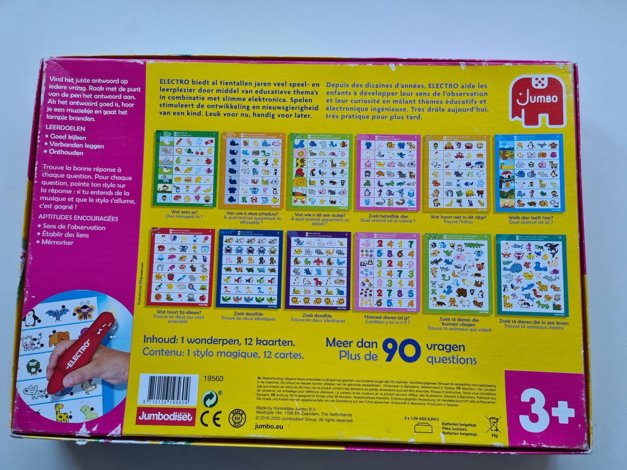 Electro Dierenpret, een interactief spel van Jumbo 3+