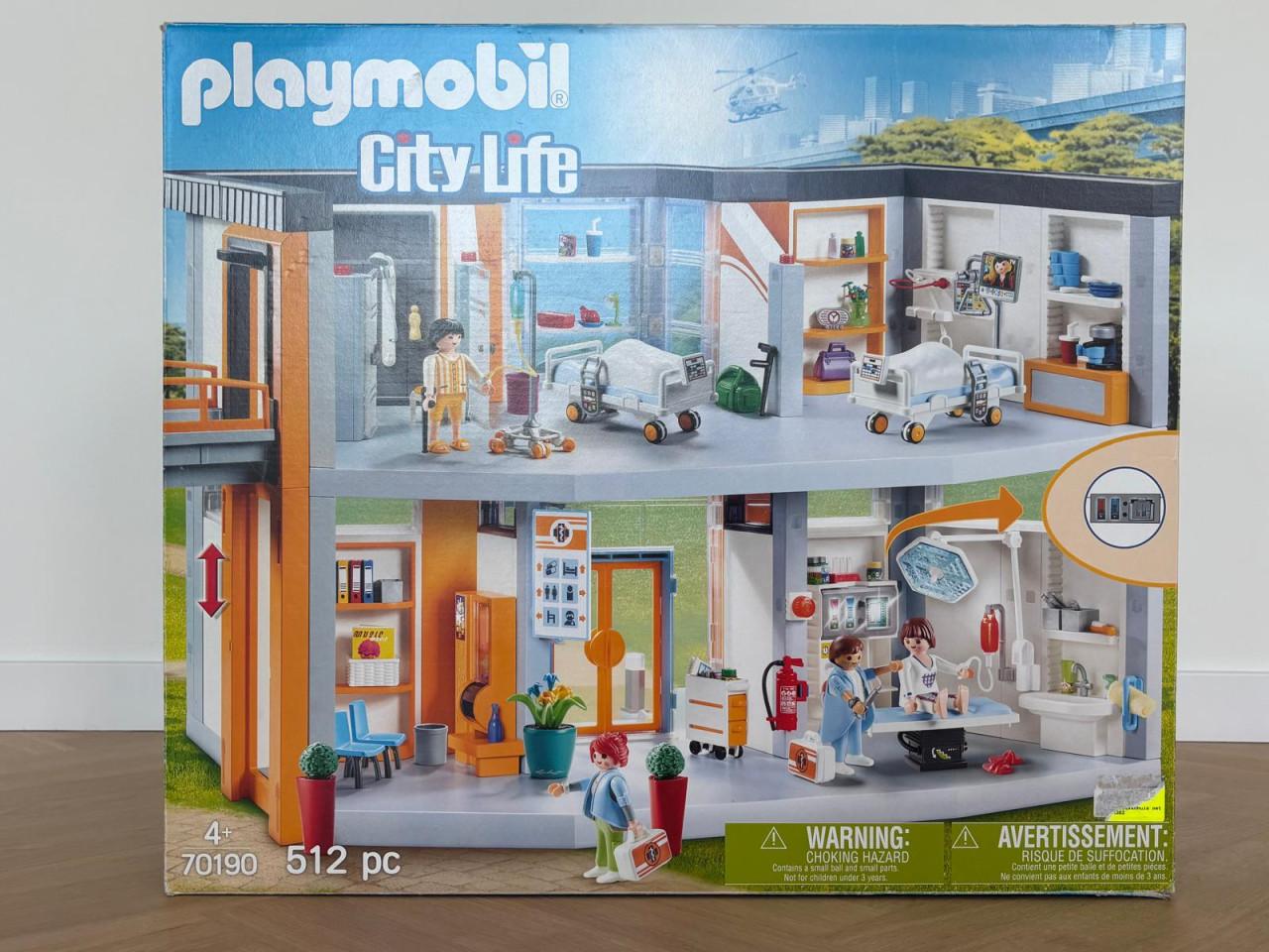 PLAYMOBIL 70190 City Life Groot ziekenhuis met inrichting