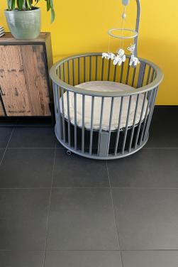 Bobita ronde box grijs