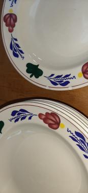 6 Boerenbont diepe borden