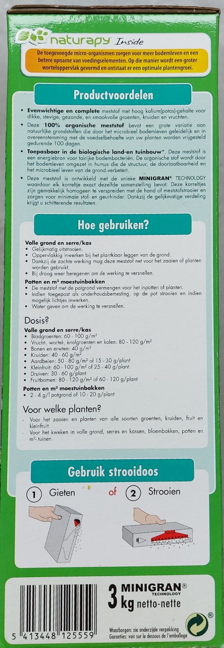 Bemesting groenten en fruit