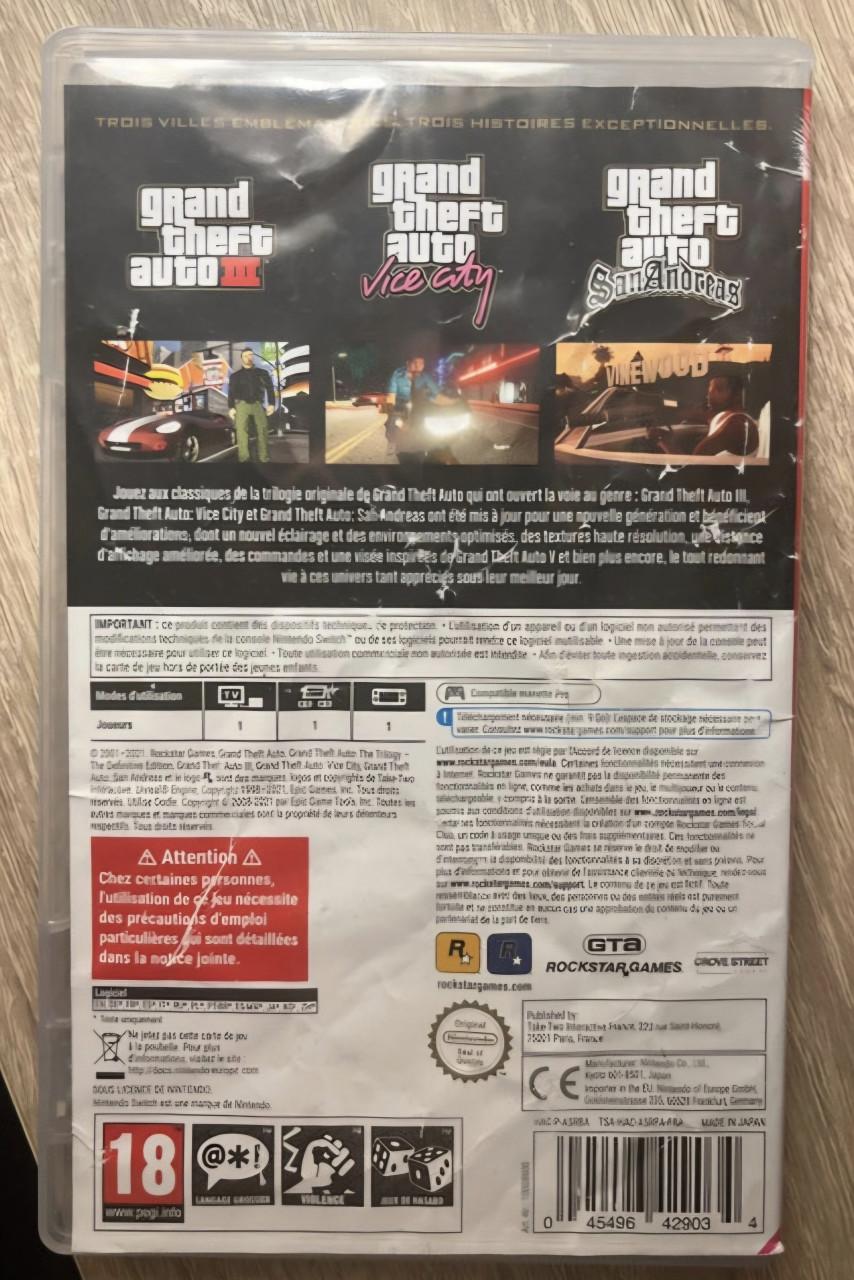 Nintendo switch GTA