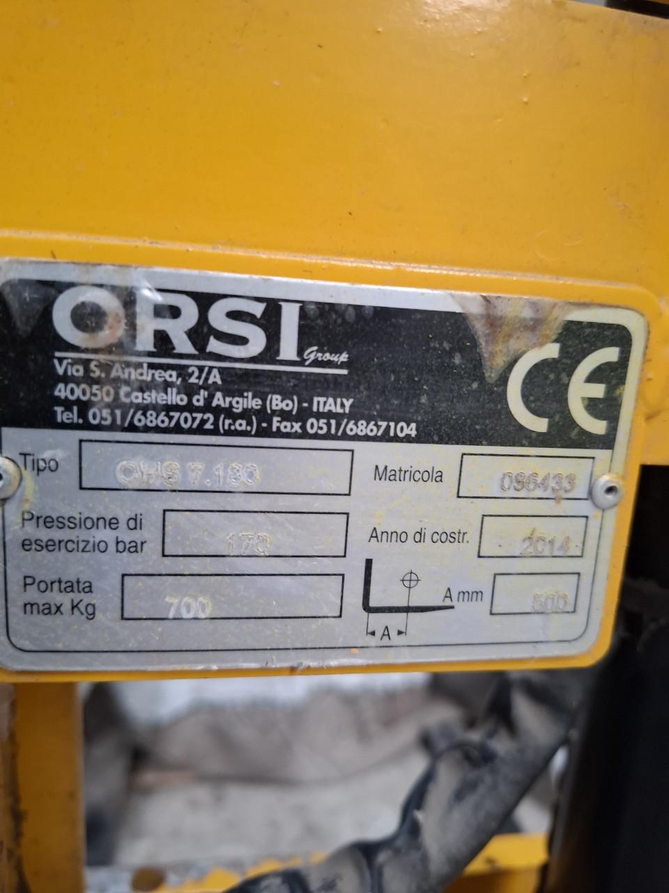 Te Koop: Orsi hefmast 700kg
