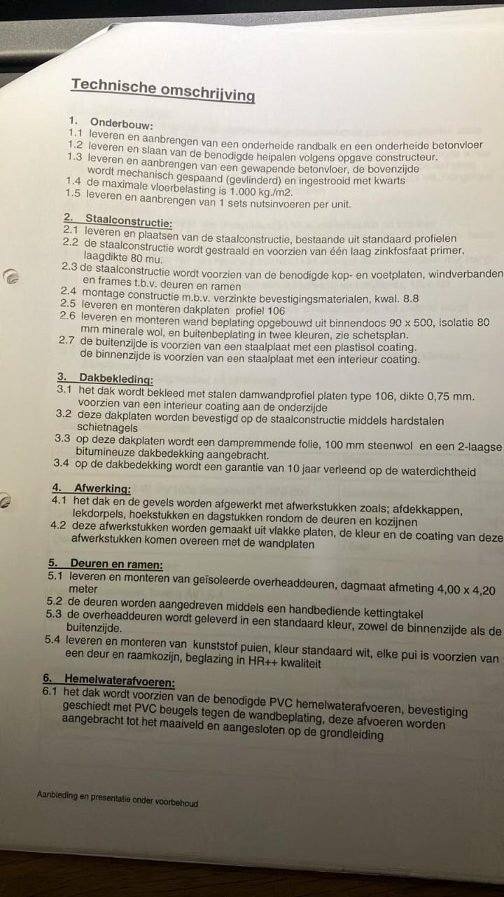 Bedrijfsloodsen