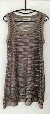 Apart tuniek amper gedragen maat xl lauren vidal goudkleur