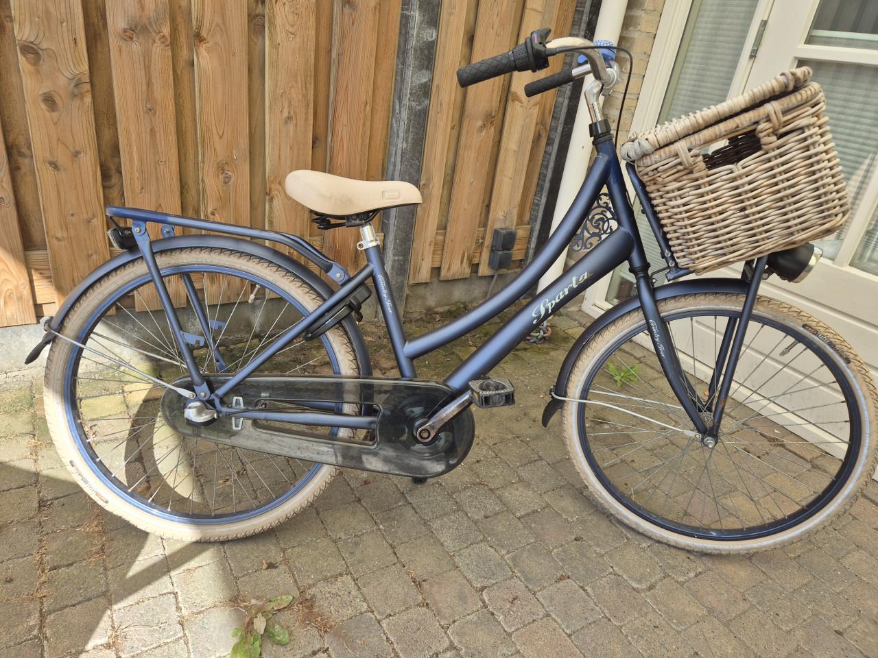Sparta transporterfiets, 24" banden, donkerblauw