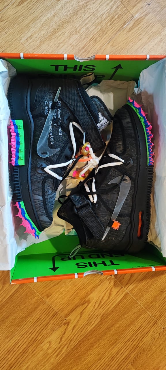 Nike Air lunar force off white / black edition