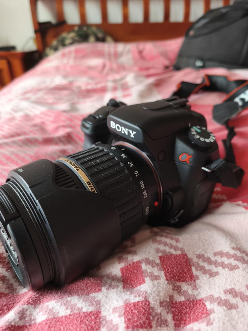 Te koop aangeboden Sony A350 Spiegelreflex Camera