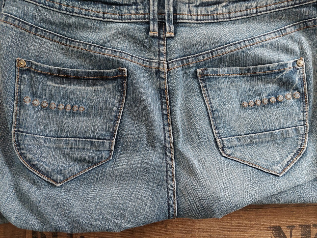 Dames 3/4 dames jeans mt 42 C&A