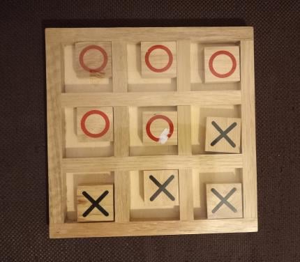 Houten boter, kaas en eieren spel