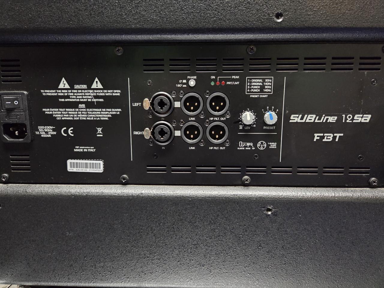 FBT Subline 12SA subwoofer