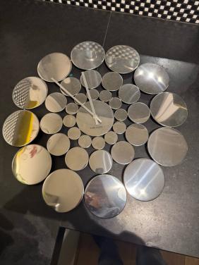 Karlsson wandklok diameter 47cm zilver