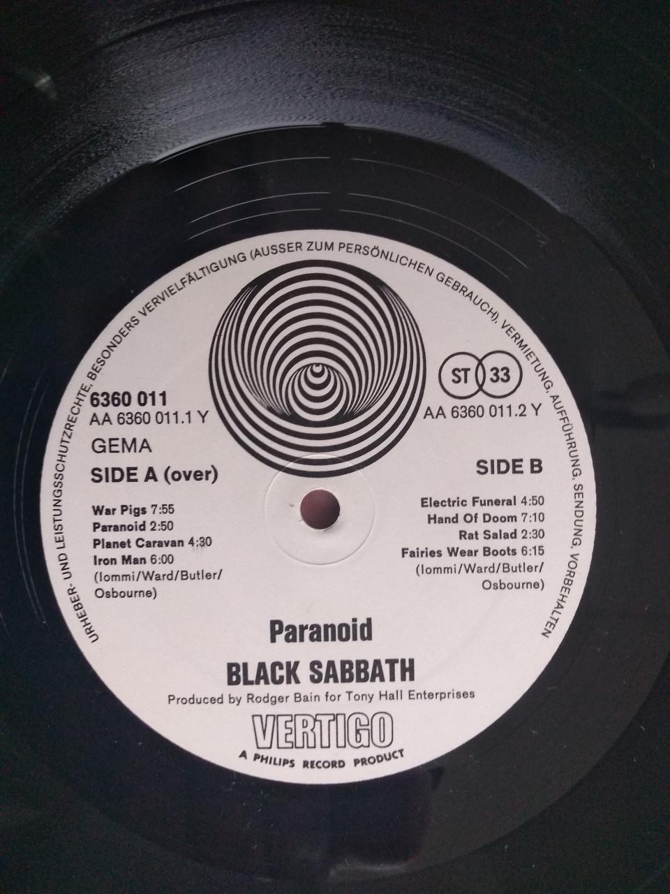 Te Koop LP Black Sabbath - Paranoid