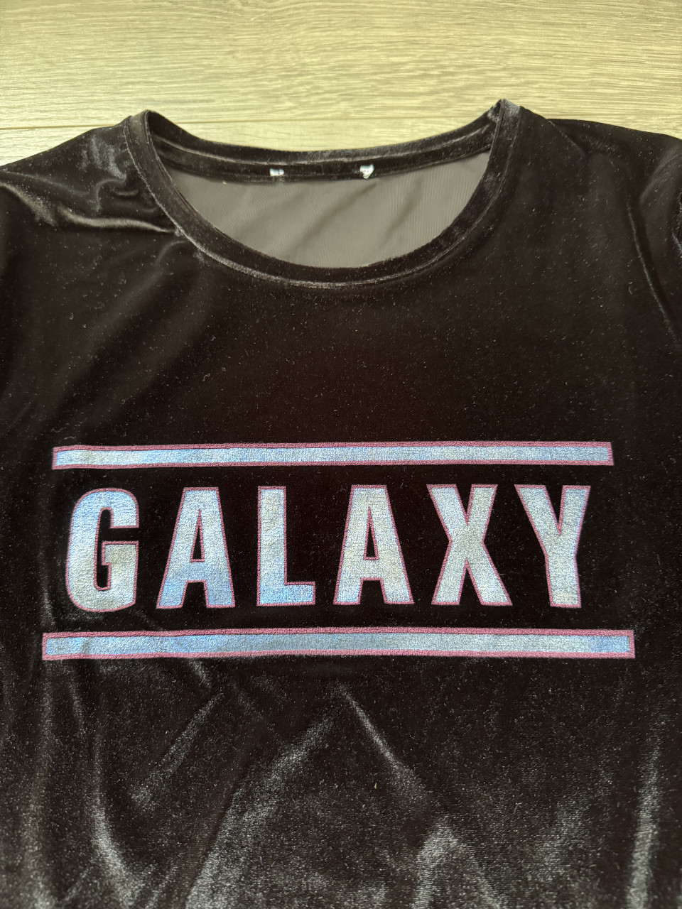 Velours shirt Galaxy maat M/L