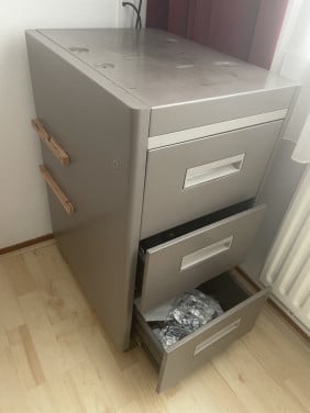 Metalen archiefkast 3 laden