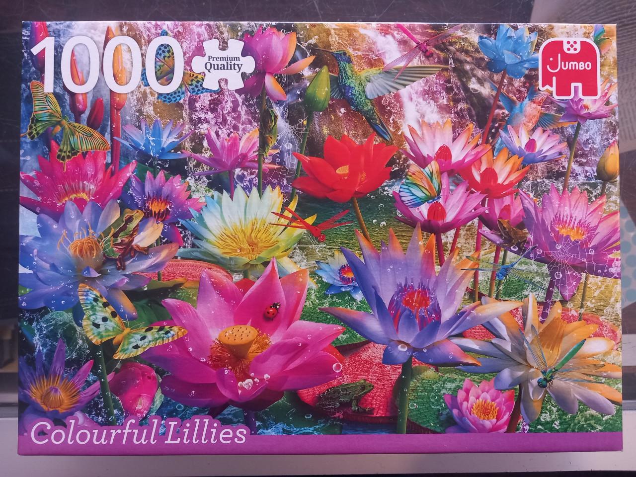 Puzzel Colourful Lillies