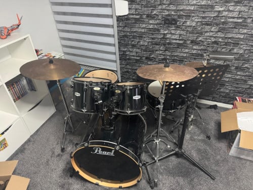 Drumstel Pearl zwart