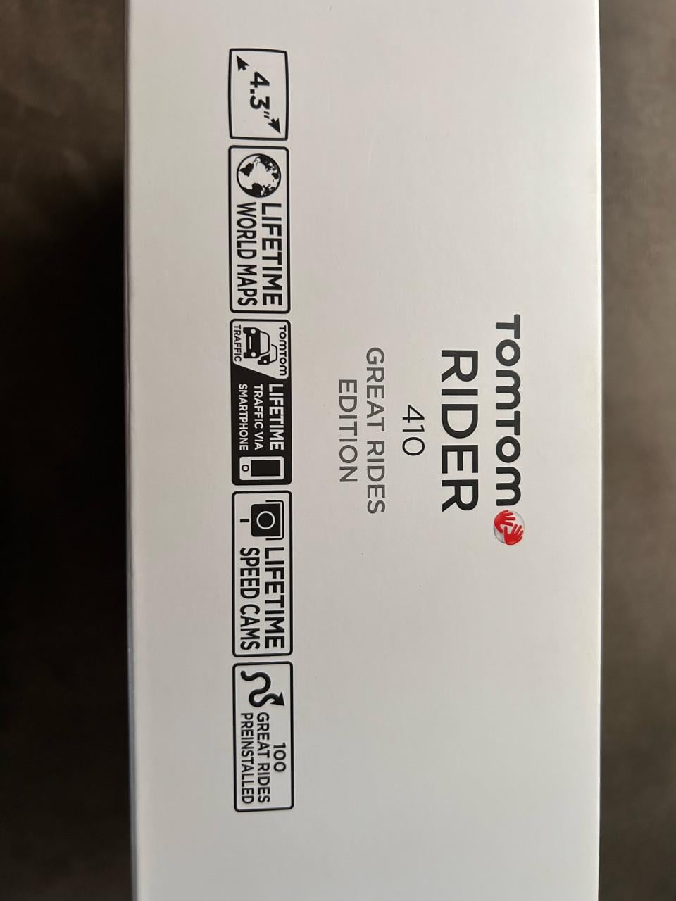 Tomtom rider motornavigatie met toebehoren
