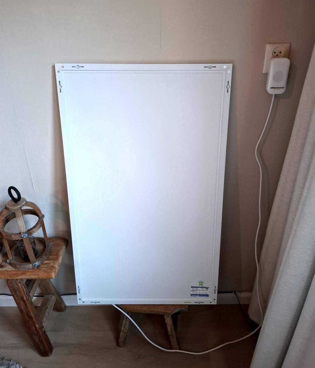 2x Könighaus Infraroodpaneel 600 Watt incl. originele thermostaat