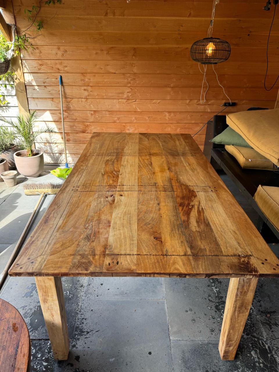 Tafel van teak
