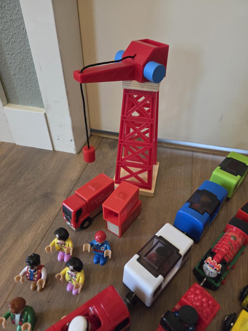 Houten trein accessoires