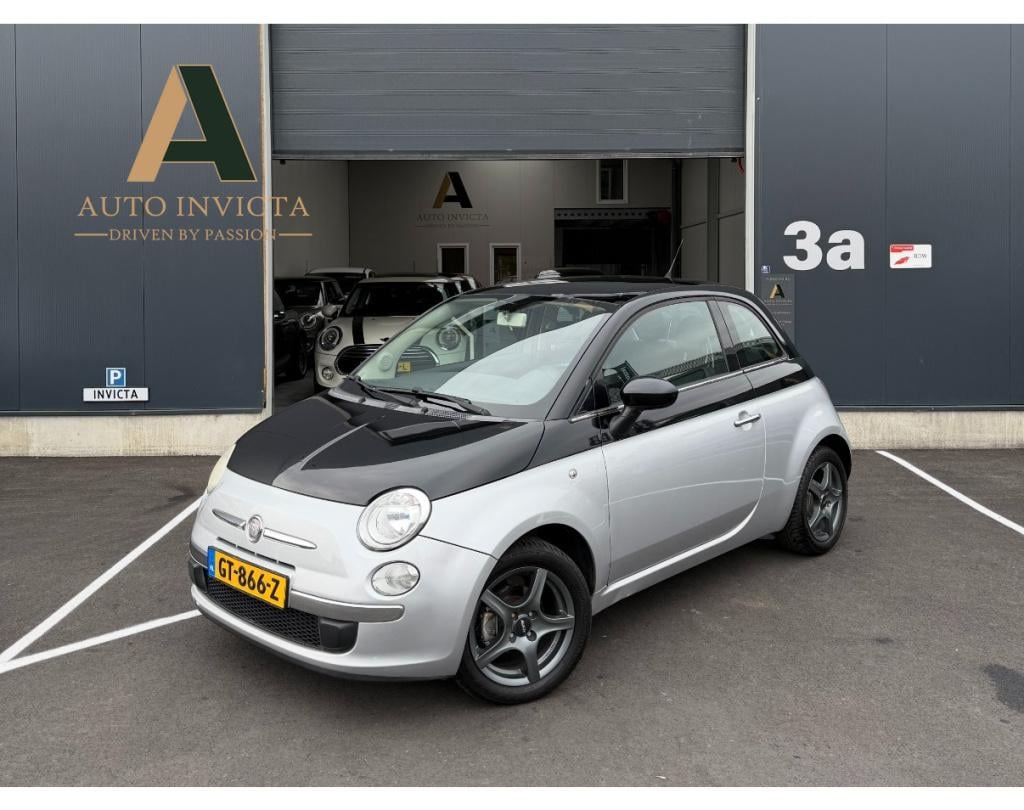 Fiat 500 1.2 - rosa - glazen dak