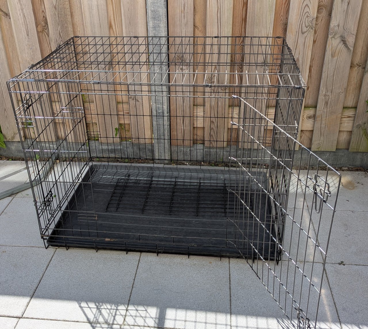Hondenbench zwart 108cm X 78 cm