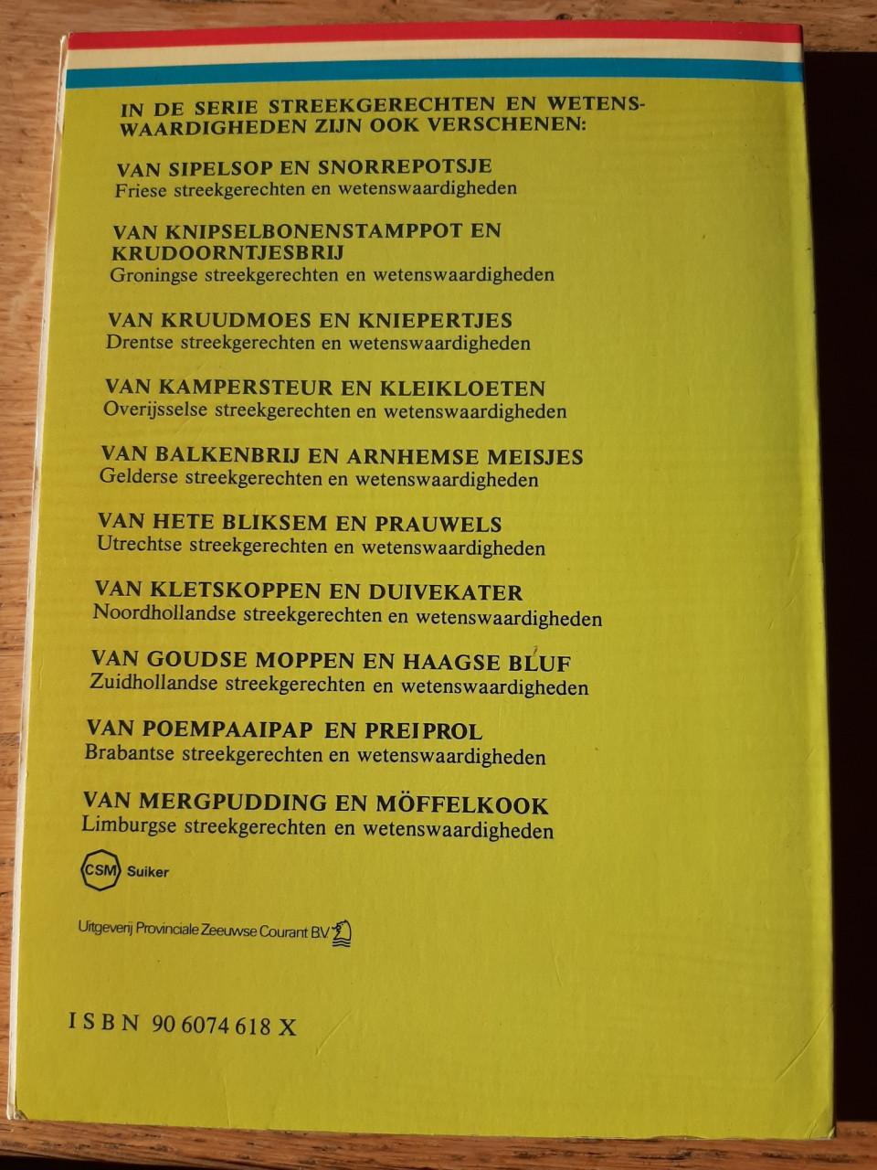 Van mosselsoep en kaneelpap, Zeeuwse streekgerechten en wederwaardigheden