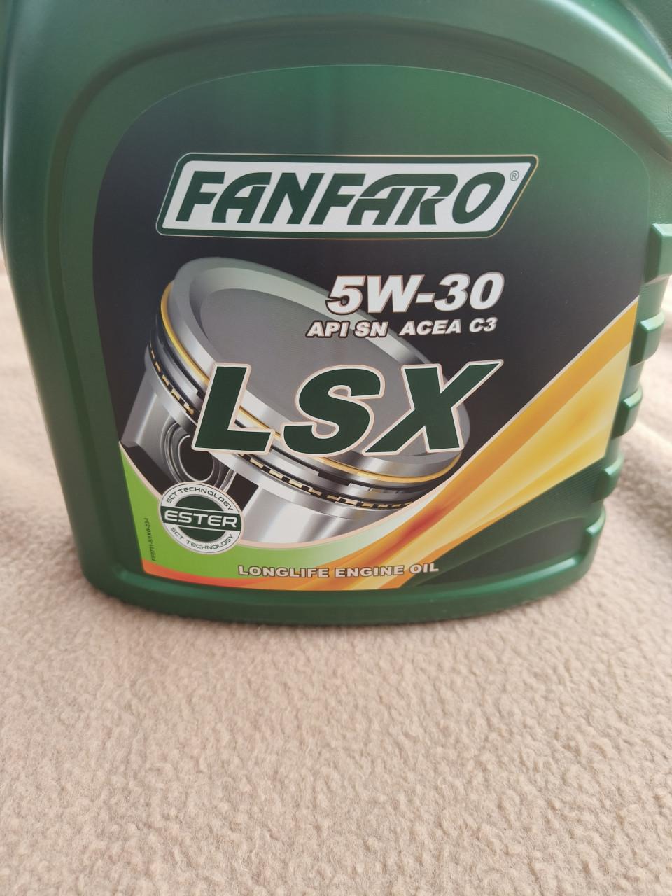Fanfaro olie 5W30 LSX VW504.00 VW507.00