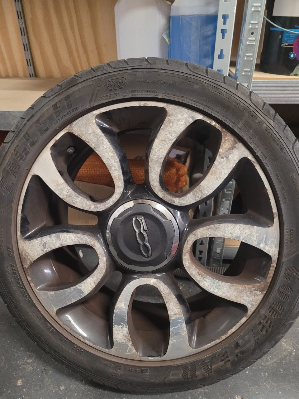 Aluminium velgen incl.banden !!