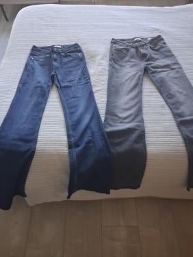 2 spijkerbroeken, Costes, flaire. maat 30/34