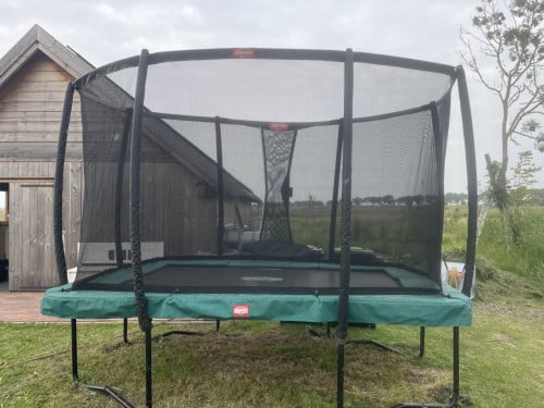 Trampoline Berg rechthoek 330x220