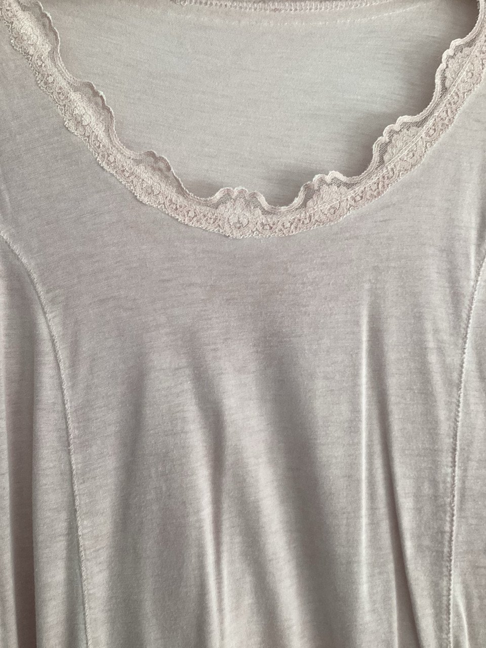 Vintage jurkje met kant maat xl nog heel netjes
