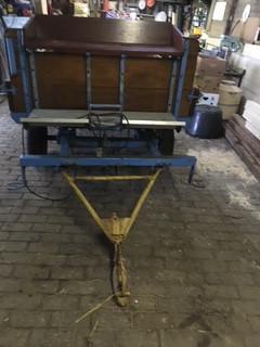 Kleine paardenwagen/aanhanger met bok